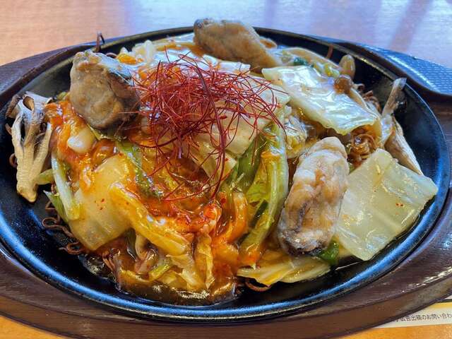 20221023_ガスト奈良藤の木台_牡蠣のピリ辛あんかけ焼きそば.JPG