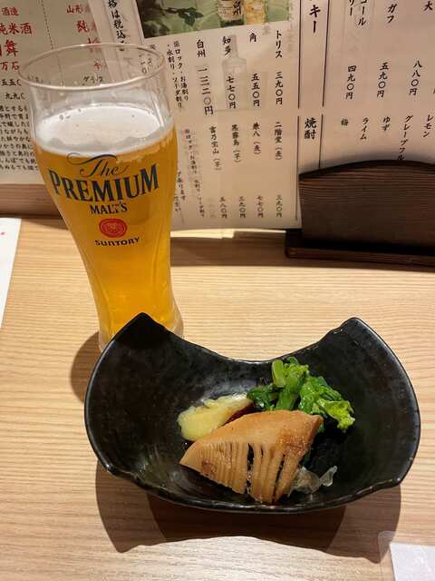 20240405_だし処つる松_突き出しと生ビール.jpg